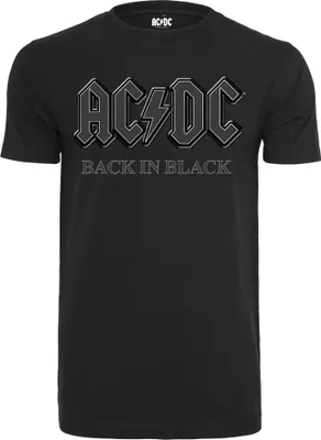 Produktbild von Merchcode ACDC Back In Black Tee Herren T-Shirt Baumwolle