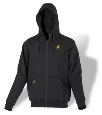 Produktbild von Black Cat Cat Zipper Schwarz - Angelpullover, Größe:S