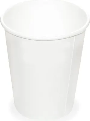 Produktbild von 100x Heiß- und Kaltgetränkebecher Pappbecher weiß 200ml 280ml Ø 80mm