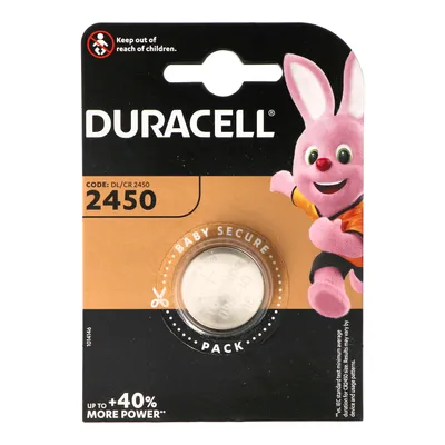 Zdjęcie produktu dla Bateria litowa Duracell DL2450 IEC CR2450, 3 V 486 mAh