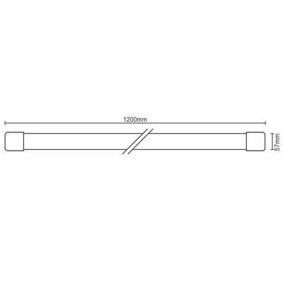 Obrázok produktu pre NEDES    Svietidlo lineárne LED WTL 36W/4000 (LNL123/1) NEDES