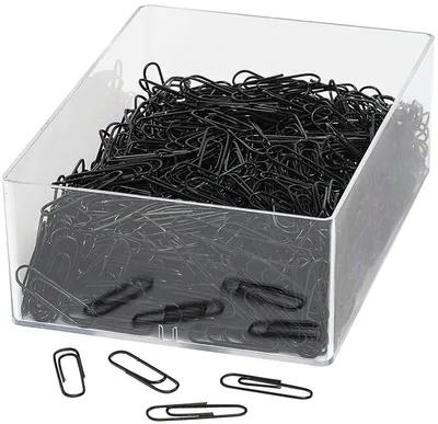 Produktbild von Wedo 901 244601, Metall, Kunststoff, Schwarz, 27 mm, PVC, 1000 Stück(e)