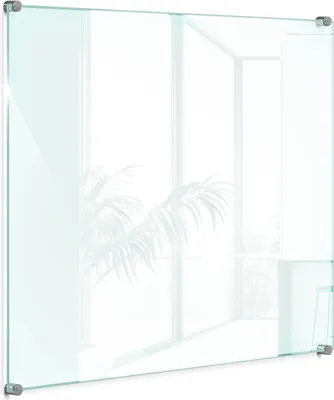 Produktbild von Transparente Glasplatte Küche – Klarglas – Dekorative – 6mm ESG Sicherheitsglas – Glas Spritzschutz – 60x60 cm