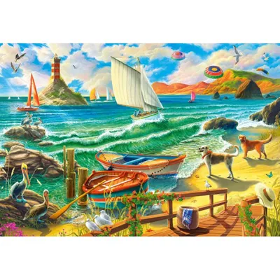 Produktbild von CASTORLAND Puzzle Weekend by the Sea 1000 Teile