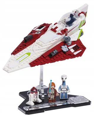 Image de Support noir pour LEGO® 75333 Star Wars – Vaisseau Jedi d'Obi-Wan Kenobi™