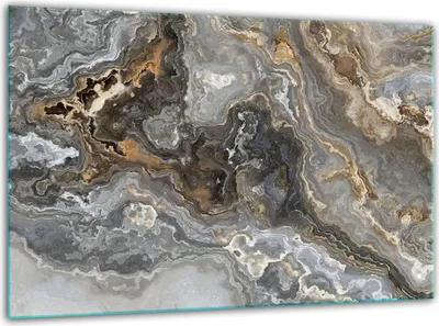 Obrázek produktu pro Skleněná krájecí deska univerzální 30x22cm mramor