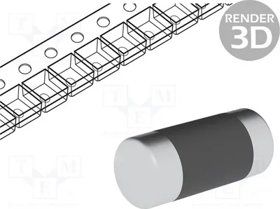 Produktbild von 25x Widerst: thin film 332kΩ SMD  0,4W  ±1% MMA02040C3323FB300 Widerstände SMD Mini
