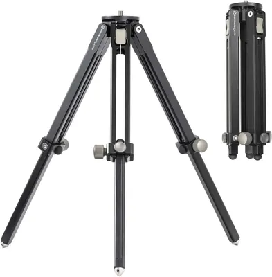 Productafbeelding van Mini Driepootstatief - Compact Statief - Fotografie Ondersteuning - Hoge Draaglast - 460mm Max Hoogte - Zwart