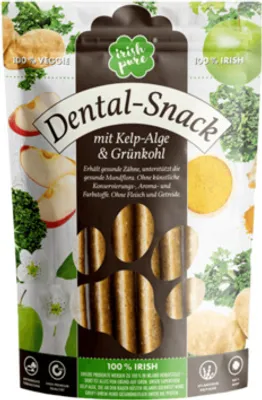 Produktbild von Irish Pure - Hundesnack - Dental-Snack mit Kelp-Alge & Grünkohl - 150 g