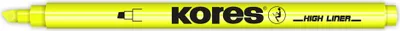 Produktbild von Kores Textmarker Pen Keilspitze: 0,5 3,5 mm gelb