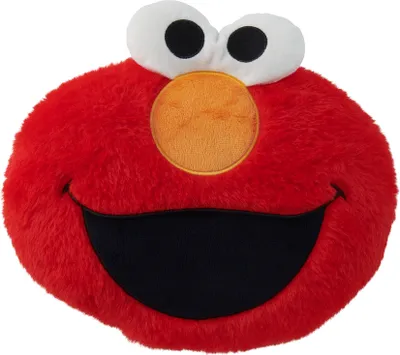 Produktbild von Sesamstraße Elmo Kissen - Plüsch Dekokissen Zierkissen Kopfkissen Rot 28 x 24 cm