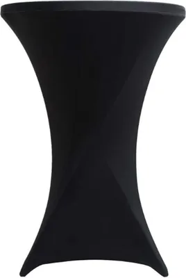 Obrázek produktu pro Topchances Bar Table Cover Stretch Covers,Table Cover Bar Table Covers Dekorace pro koktejlové párty Svatební banket, 80 * 110 cm, černá