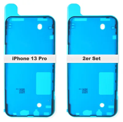 Produktbild von 2x iPhone 13 Pro Rahmen LCD Display Kleber Schwarz Dichtung Klebefolie Wasserdichtung