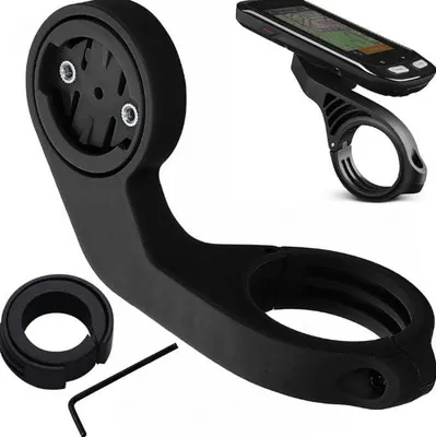 Produktbild von kwmobile Halter für Garmin Edge Halterung - Garmin Halterung Fahrrad - GPS Radcomputer Fahrradhalterung Kunststoff - Fahrradcomputer Mount Schwarz