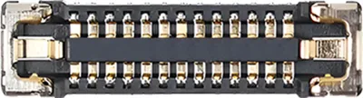 Image de Clappio, connecteur FPC écran pour iPhone XR, noir