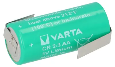 Produktbild von Varta CR 2/3 AA 3V Lithium Batterie mit Z-Lötfahne 1er-Pack