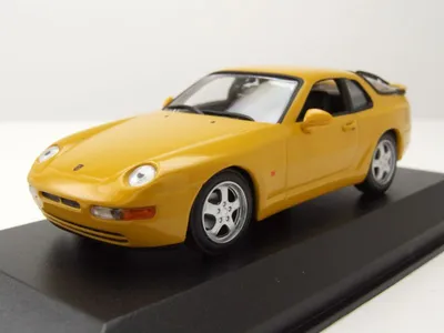 Produktbild von Porsche 968 CS 1993 gelb Modellauto 1:43 Maxichamps
