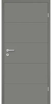Produktbild von Mosel Türen Weiß, Zarge Weißlack RAL 9010, Zimmertür Zarge mit Designkante, Verstellbereich 17 mm, Seidenmatte Oberfläche, UV Gehärteter Lack,  Germany