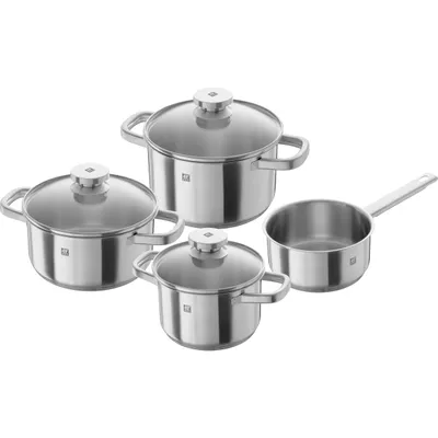 Obrázek produktu pro ZWILLING Joy, Nerezová ocel, Hliník, Nerezová ocel, Nerezová ocel, Nerezová ocel, Sklo, Keramický, Plyn, Halogen, Indukční, Utěsněná plotna
