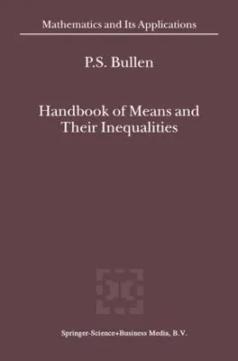 Image de Handbook of Means and Their Inequalities
