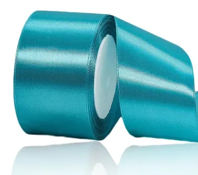 Productafbeelding van Satin Geschenkband Turquoise 50 mm Breed, 23 Meter