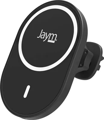 Immagine prodotto di Jaym, Supporto magnetico per smartphone da auto MagSafe 15W con 2 supporti, nero