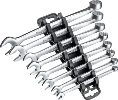 Produktbild von WGB Ringmaulschlüssel-Satz Hot!Force DIN ISO 691 und DIN ISO 1711 8-19 mm 8-tlg.