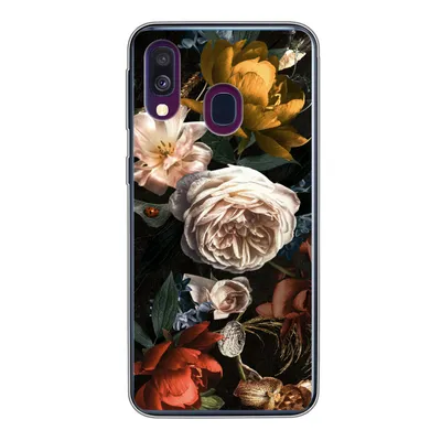 Produktbild von MuchoWow® Handyhülle Schutzhülle Hülle für Samsung Galaxy A40 Blumen - Natur - Muster Silikon Softcase Handy Hülle - Handy-Tasche