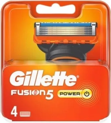 Zdjęcie produktu dla GIllette, Fusion5, wymienne ostrza do maszynki do golenia, 4 szt