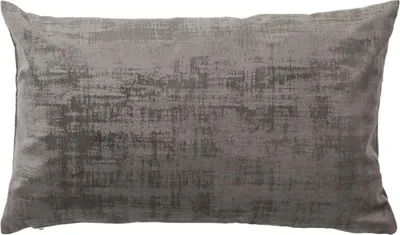 Produktbild von Home4You Kissen - Anthrazit - 50 x 30 cm - Vintage Samtoptik