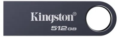 Produktbild von Kingston Technology DataTraveler 512GB SE9 G3 - Dunkles Nickel, 512 GB, USB Typ-A, 3.2 Gen 1 (3.1 Gen 1), 220 MB/s, Ohne Deckel, Schwarz