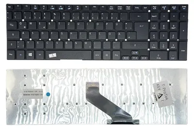 Produktbild von DE - Tastatur Ohne Beleuchtung, Ohne Rahmen Version1 kompatibel für Acer Aspire Nitro VN7-792G
