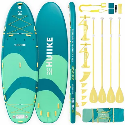 Immagine prodotto di Tavola Sup Gonfiabile Adulti 4 Persone 15’ con Accessori Inclusi, fino a 480 kg