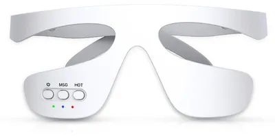 Produktbild von Rotlicht Augenpflegebrille 630nm – Mit Mikrostrom gegen Ringe & Tränensäcke | 10 min täglich