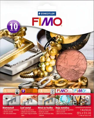 Produktbild von Fimo Staedtler - Blech Fimo 14x14cm 10 Blatt Kupfer