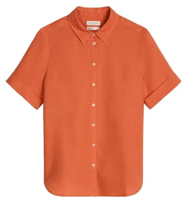 Produktbild von Woven Blouses Shortsleeve 9326 Warm Orange Größe 44