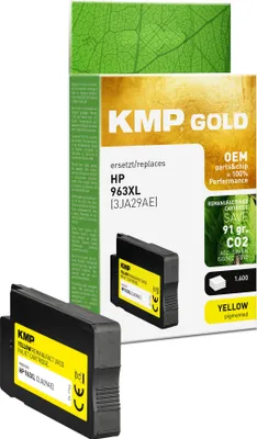 Immagine prodotto di KMP GOLD Patrone HP 963XL  (3JA29AE) yellow 2000 S. remanufactured