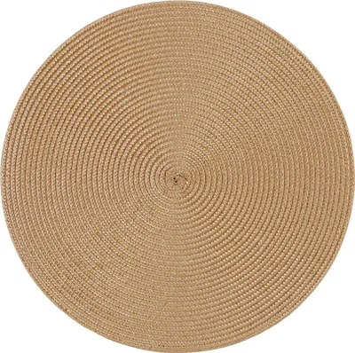 Produktbild von Tischset rund Polypro caramel, 6 Stück. 2003-61
