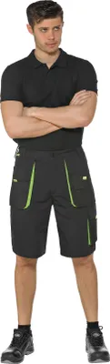 Produktbild von Arbeitshose Hose kurz schwarz/grün Größe 56