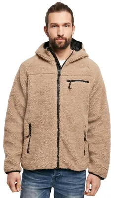 Productafbeelding van Brandit Teddyfleece werkjas, zandkleurig, maat XL