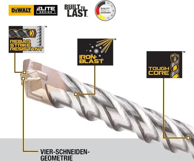 Produktbild von DEWALT Hammerbohrer SDS-plus 14x200x150mm DT8939-QZ