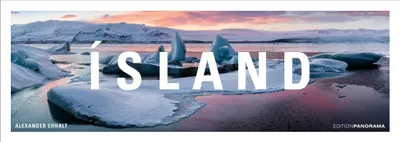 Produktbild von Immerwährender Island Panorama-Kalender 110 x 39 cm
