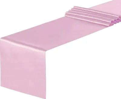 Imagen del producto de Mantel individual de satén liso, decoración, color rosa, 36 x 9 metros