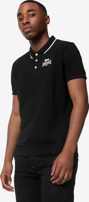 Immagine prodotto di Polo da uomo regular fit BALLYGALLEY Nero/Bianco M Lonsdale