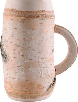 Produktbild von Krug mit Henkel, Birkenholz, ca. 0,5 Liter