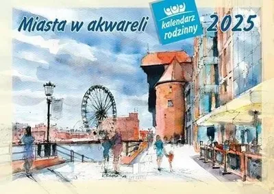 Image de Calendrier familial 2025 WL05 Villes à l'aquarelle