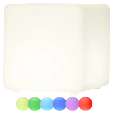 Produktbild von Großer Leuchtwürfel ,Twilights', LED, Fernbedienung, RGB + warmweiß, 40cm