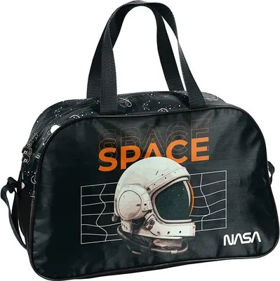 Immagine prodotto di Borsa sportiva, borsa da allenamento, borsa da piscina: leggera e comoda, per ragazzi e ragazze, con motivo NASA Paso