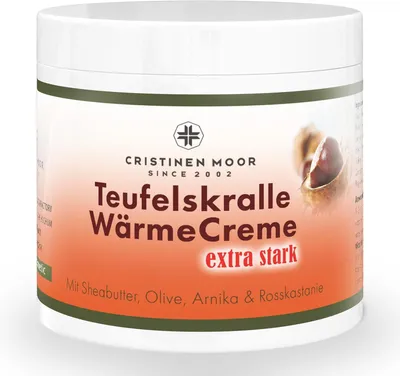 Produktbild von Cristinen Moor Teufelskralle WärmeCreme extra stark mit Arnika 500 ml