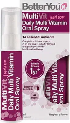 Produktbild von BetterYou Multivit Junior Multivitaminspray fr Kinder 25 ml
